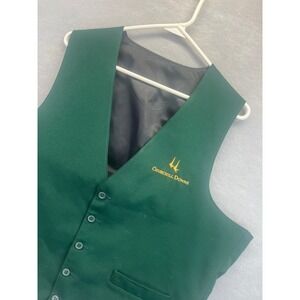 Churchill Downs workers Vest Mens XL Green Kentucky Derby Horse Racing Embroider